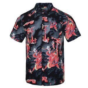 Men's Short Sleeve T-shirts Striped Crew Neck Tee Size S